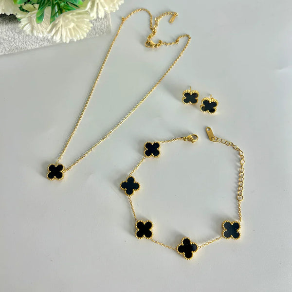 BLACK CLOVER JEWELLERY SET